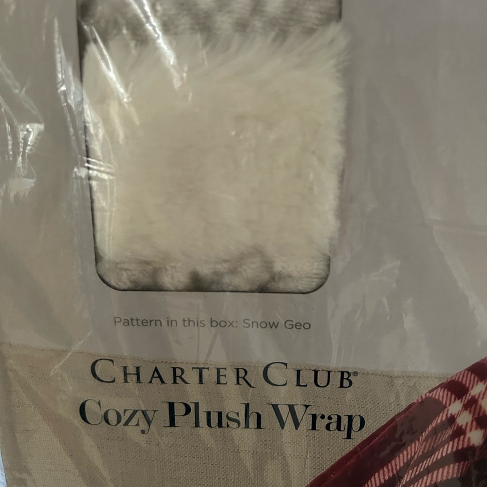 Charter Club Cozy Plush Wrap - Picture 2 of 5
